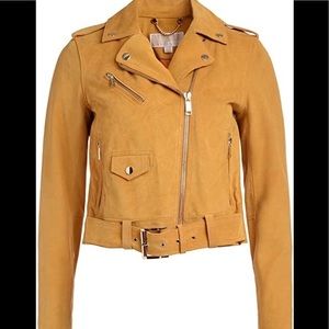 Suede Moto Jacket